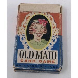 Vintage Whitman Old Maid Card Game